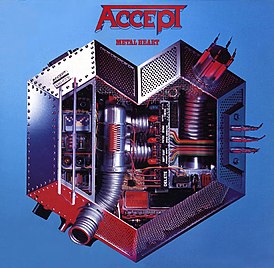 Обложка альбома Accept «Metal Heart» (1985)