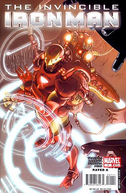 Обложка The Invincible Iron Man #1. Художник Сальвадор Ларрока
