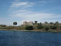Руины на греческом побережье Эгейского моря.