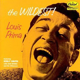 Обложка альбома Луи Примы «The Wildest!» (1957)