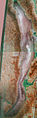Макет ложа озера Байкал. Экспонат Центрального Сибирского геологического музея. Новосибирский Академгородок