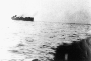 Баржа «П-4» под огнём U-209