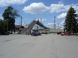 Переходной мост с площади на вокзал