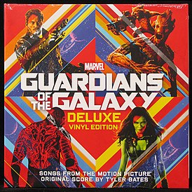 Обложка альбома Тайлера Бэйтса «Guardians of the Galaxy (Original Score)» (2014)