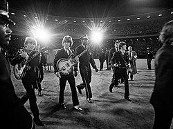 The Beatles после концерта 29 августа 1966 года