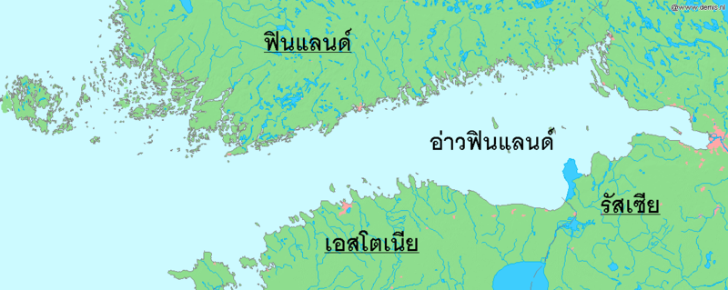 ไฟล์:Gulf of finland map thai.PNG