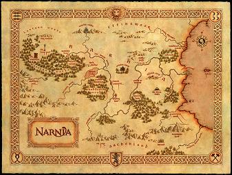 Narnia Dünyası Haritası