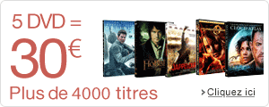 5 DVD = 30 euros