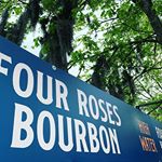 Getting a taste of home at @highwaterfest as Ky preps for @railbirdfestival this summer. #Bourbon @fourrosesbourbon