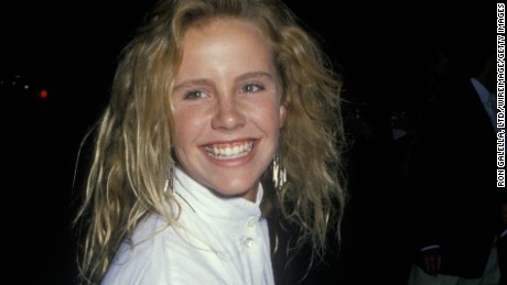 BEVERLY HILLS, CA - AUGUST 8:  Amanda Peterson sighted on August 8, 1988 at Ed Debevic&#39;s Restaraunt in Beverly Hills, California. (Photo by Ron Galella, Ltd./WireImage) 