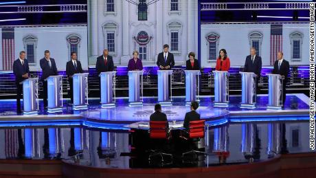 Democratic presidential debate on June 26, 2019 in Miami, Florida. 