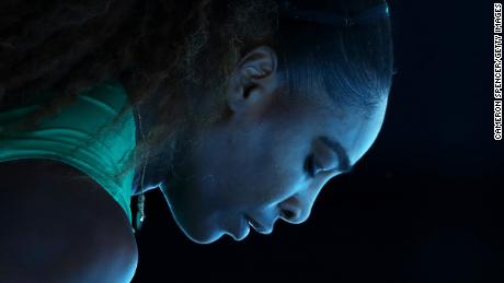 Serena Williams of the United States looks on in her quarter final match against the Czech Republic&#39;s Karolina Pliskova during day 10 of the 2019 Australian Open on Wednesday, January 23. After surrendering a 5-1 lead and four match points against Pliskova, the word &quot;choke&quot; traveled around social media, sparking controversy.

https://www.cnn.com/2019/01/24/tennis/serena-williams-pliskova-australian-open-tennis-analysis-int-spt/index.html



MELBOURNE, AUSTRALIA - JANUARY 23:  Serena Williams of the United States looks on in her quarter final match against Karolina Pliskova of Czech Republic during day 10 of the 2019 Australian Open at Melbourne Park on January 23, 2019 in Melbourne, Australia.  (Photo by Cameron Spencer/Getty Images)