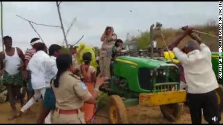 Police in the southern Indian state of Telangana have arrested 26 people in connection with a mob attack on a female forest ranger.