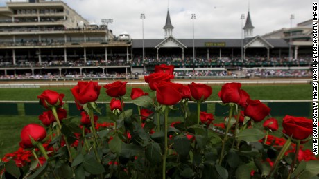 LOUISVILLE, KY - MAY 05:  Roses are seen from the winner&#39;s circle prior to the the 138th running of the Kentucky Derby at Churchill Downs on May 5, 2012 in Louisville, Kentucky.  (Photo by Jamie Squire/Getty Images)