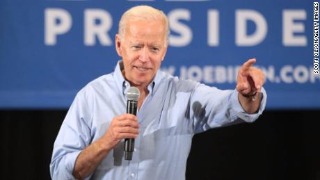 CLINTON, IOWA - JUNE 12: Democratic presidential candidate and former U.S. Vice President Joe Biden speaks during a campaign stop at Clinton Community College on June 12, 2019 in Clinton, Iowa. The stop was part of a two-day visit to the state. (Photo by Scott Olson/Getty Images)