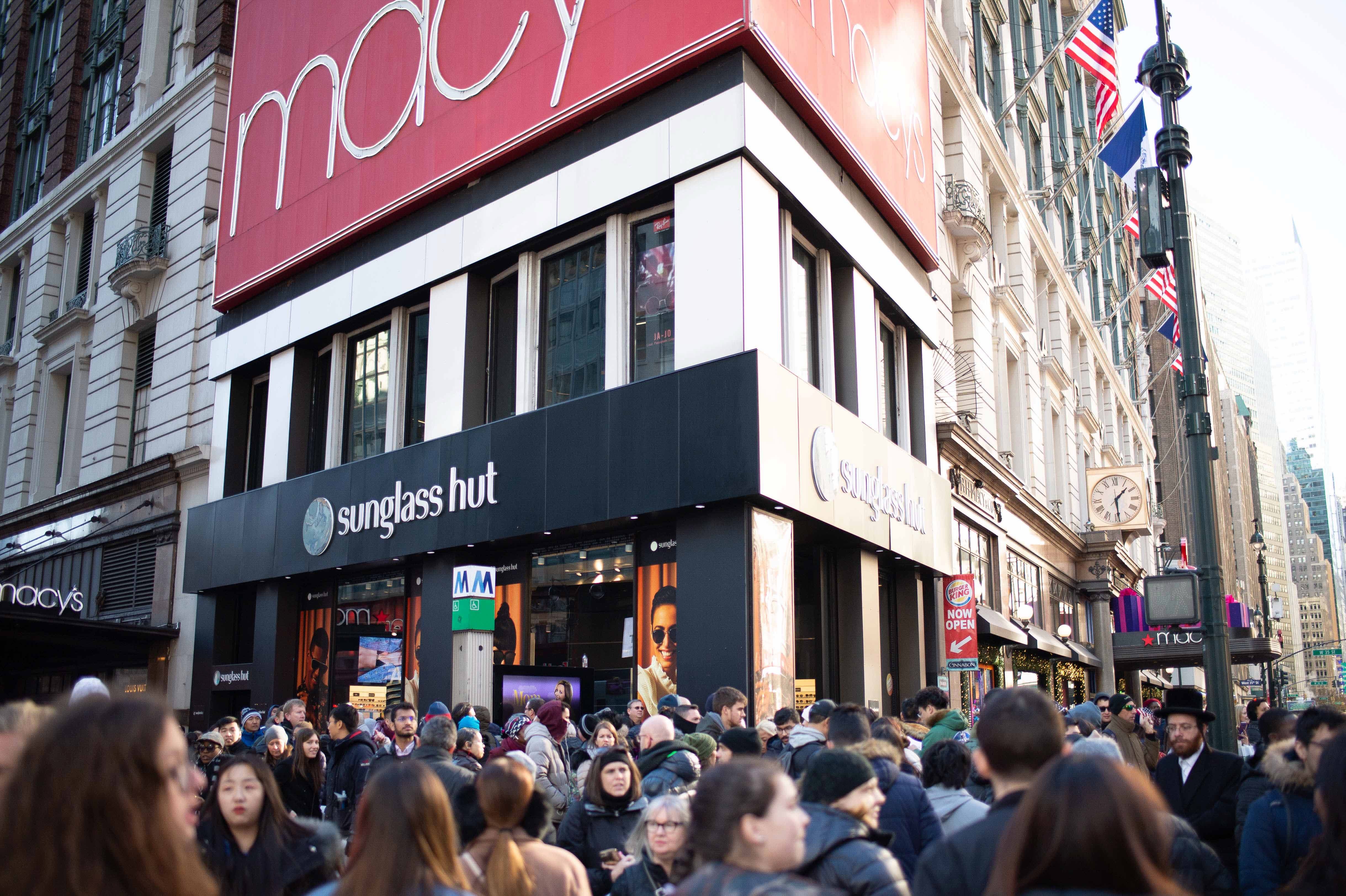 Shoppers on Black Friday in New York City.