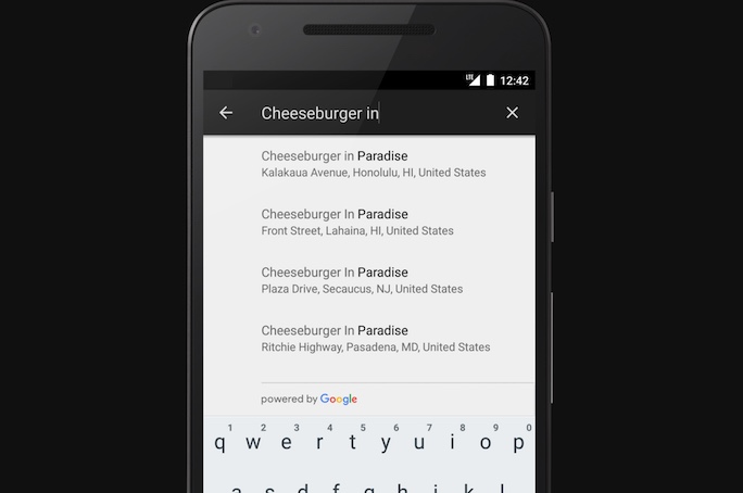 Using the Place Autocomplete widget - Android