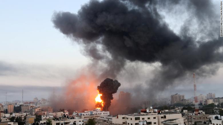 Israel ramps up airstrikes amid barrage of rockets from Gaza