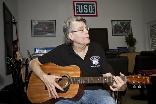Stephen King visits USO Warrior Center | by The USO