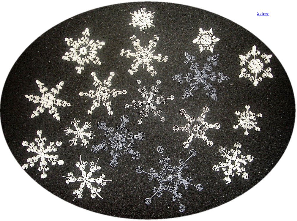 Quilled Snowflakes