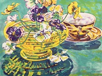 Janet Fish YELLOW BOWL Lithograph, Signed..., 1982