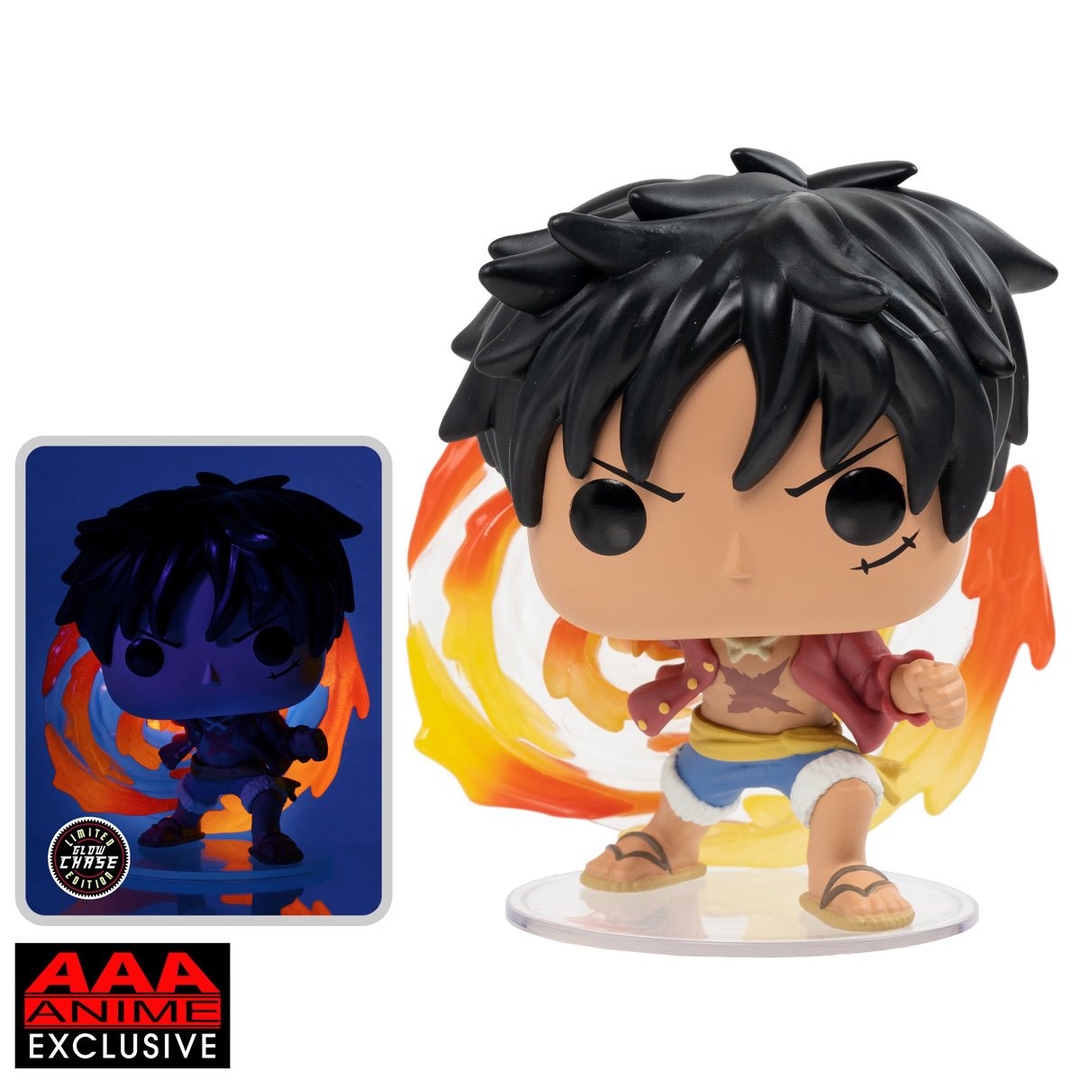 Funko Pop! AAA Anime Exclusive One Piece Monky D. Luffy Red Hawk Figure (w/ chase)