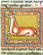 Monoceros. The Ashmole Bestiary.