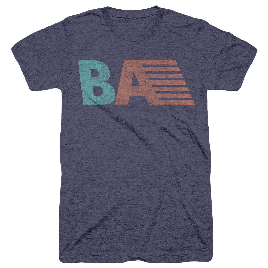 Initials Heather Navy T-Shirt