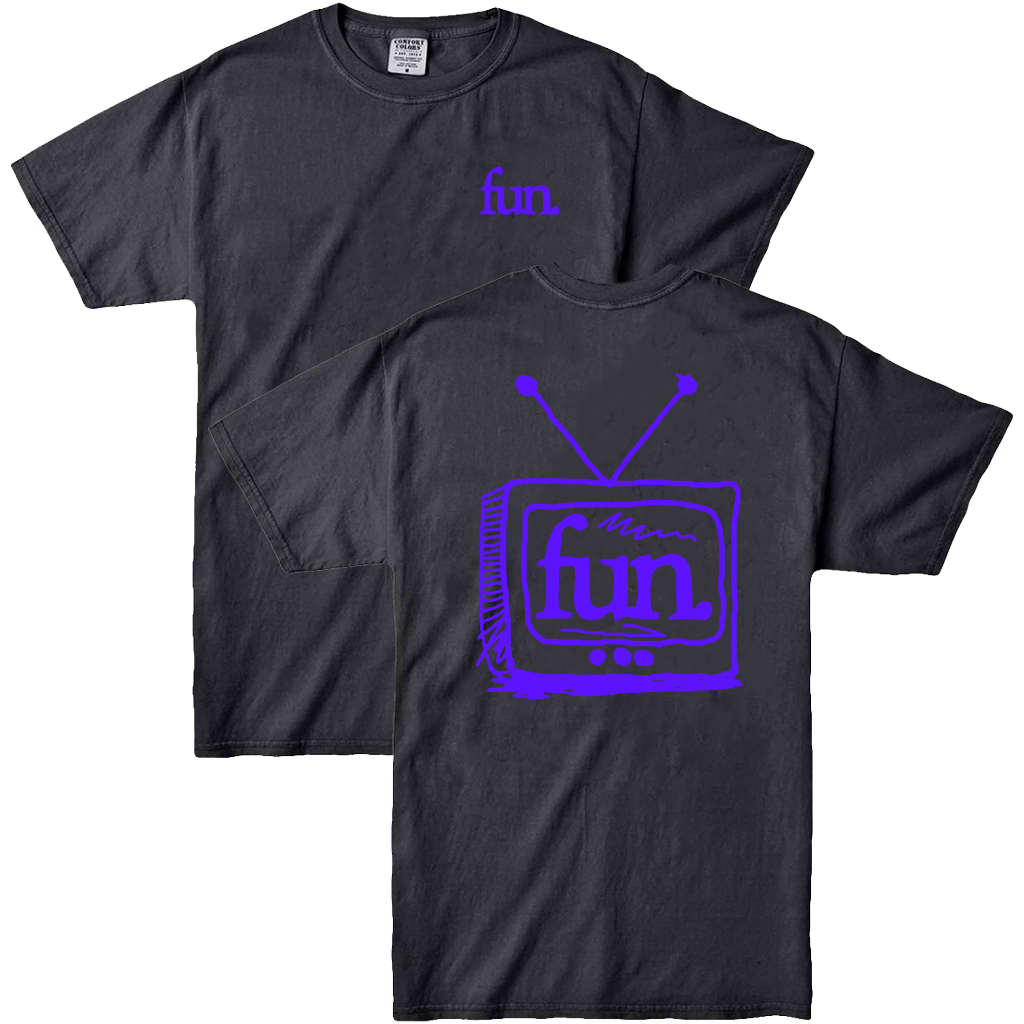 TV Black T-Shirt