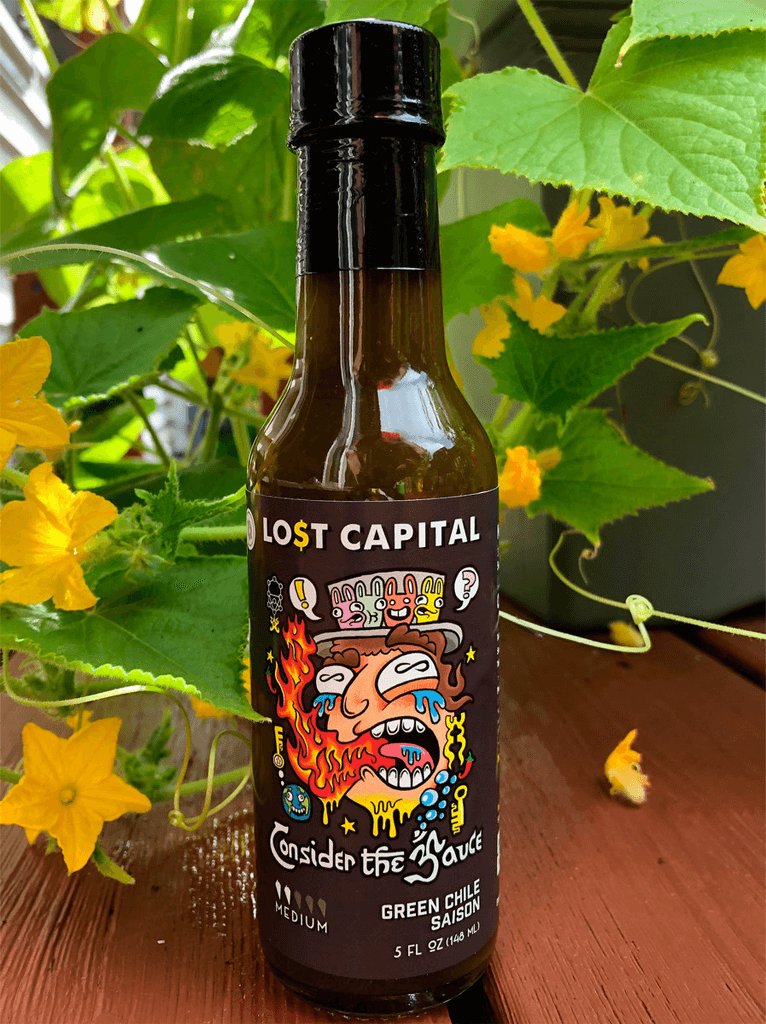 Lost Capital Green Chile Saison Hot Sauce