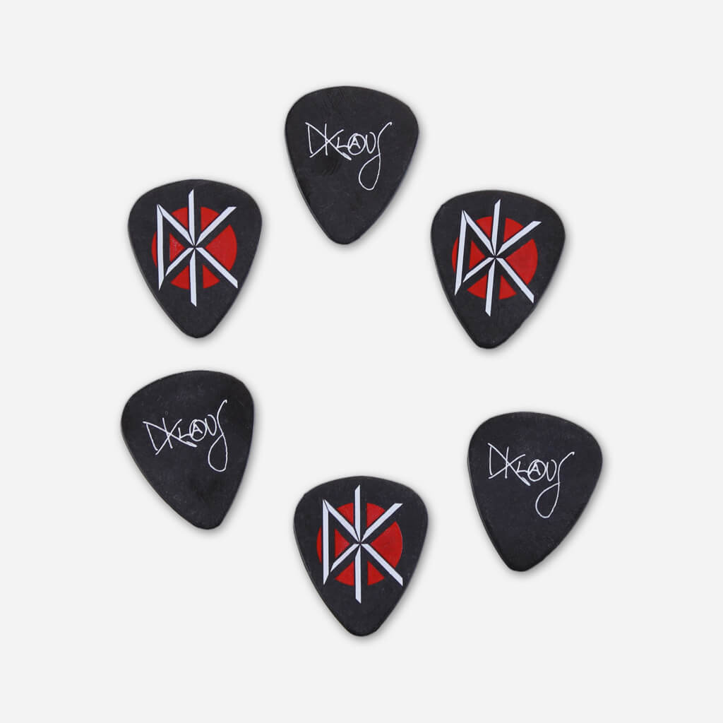 Klaus Black Guitar Picks 6 Pack