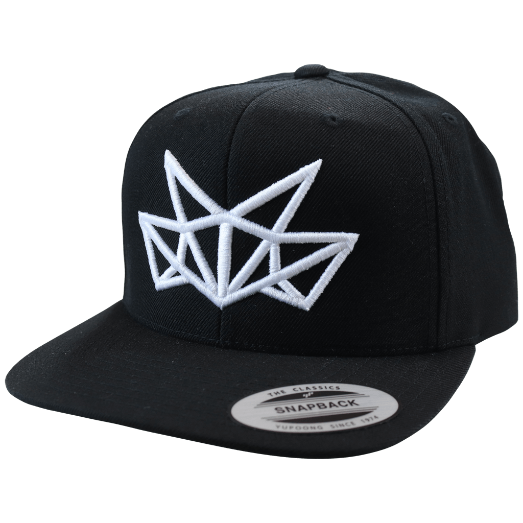 Constellation Black Snapback Hat