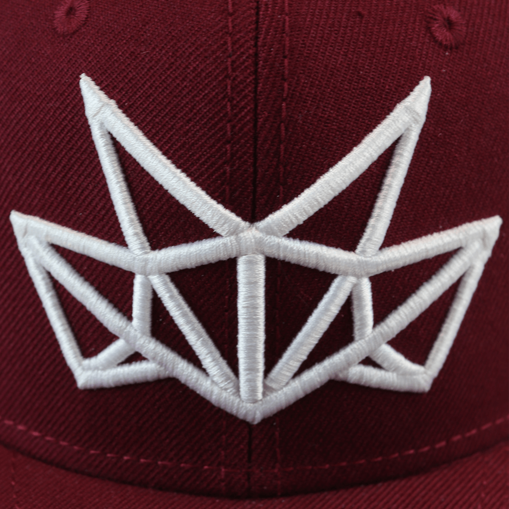 Constellation Maroon Snapback Hat