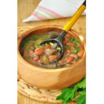      (Zuppa di fagioli e funghi)