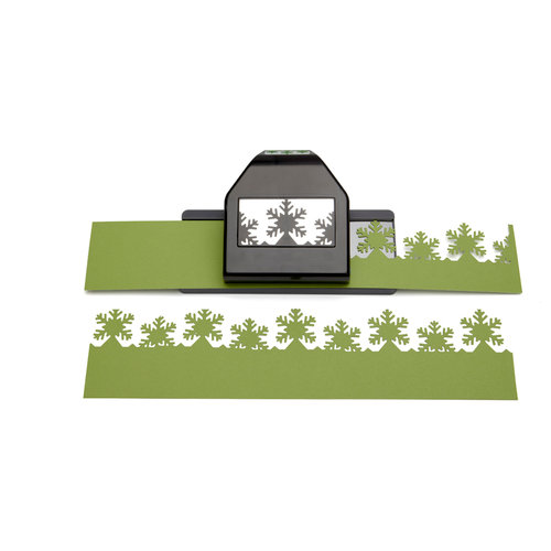 EK Success - Paper Shapers - Slim Profile - Large Edger Punch - Snowflake, BRAND NEW - click to enlarge