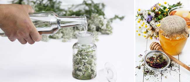 DIY herbal cough mixtures