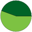 Pie chart of binomial name statuses