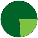 Pie chart of all name statuses