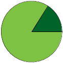 Pie chart of all name statuses