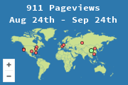 Locations of visitors to this page