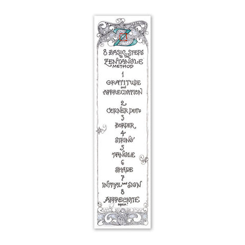 The Zentangle Method 8-Steps Bookmark