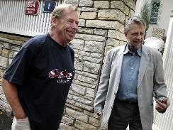 Vclav Havel a Frantiek Bublan