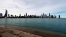 Chicago skyline, photographed from outside the Adler Planetarium in Chicago, Illinois on February 2, 2020.  