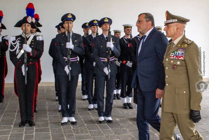 სომხეთმა და იტალიამ სამხედრო თანამშრომლობის საკითხები განიხილეს