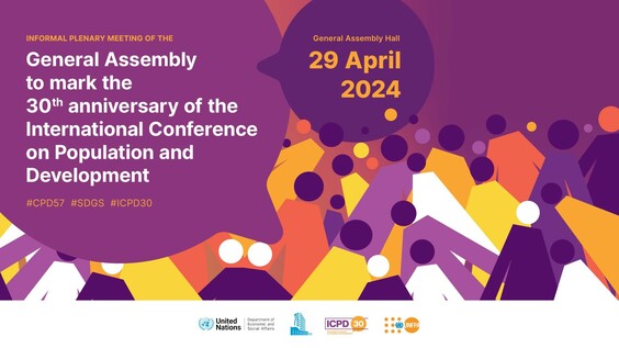 Commemoration of the thirtieth anniversary of the International Conference on Population and Development - General Assembly, Informal Plenary Meeting, 78th session