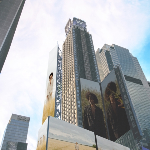 Digital billboards in Times Square, New York City