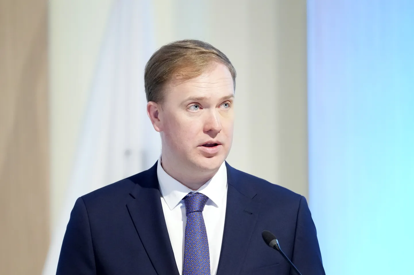 Ekonomikas ministrs Viktors Valainis piedalās jaunākā Ekonomikas pārskata par Latviju prezentācijas pasākumā.