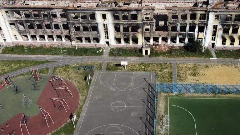 Школа в Харькове после российского удара