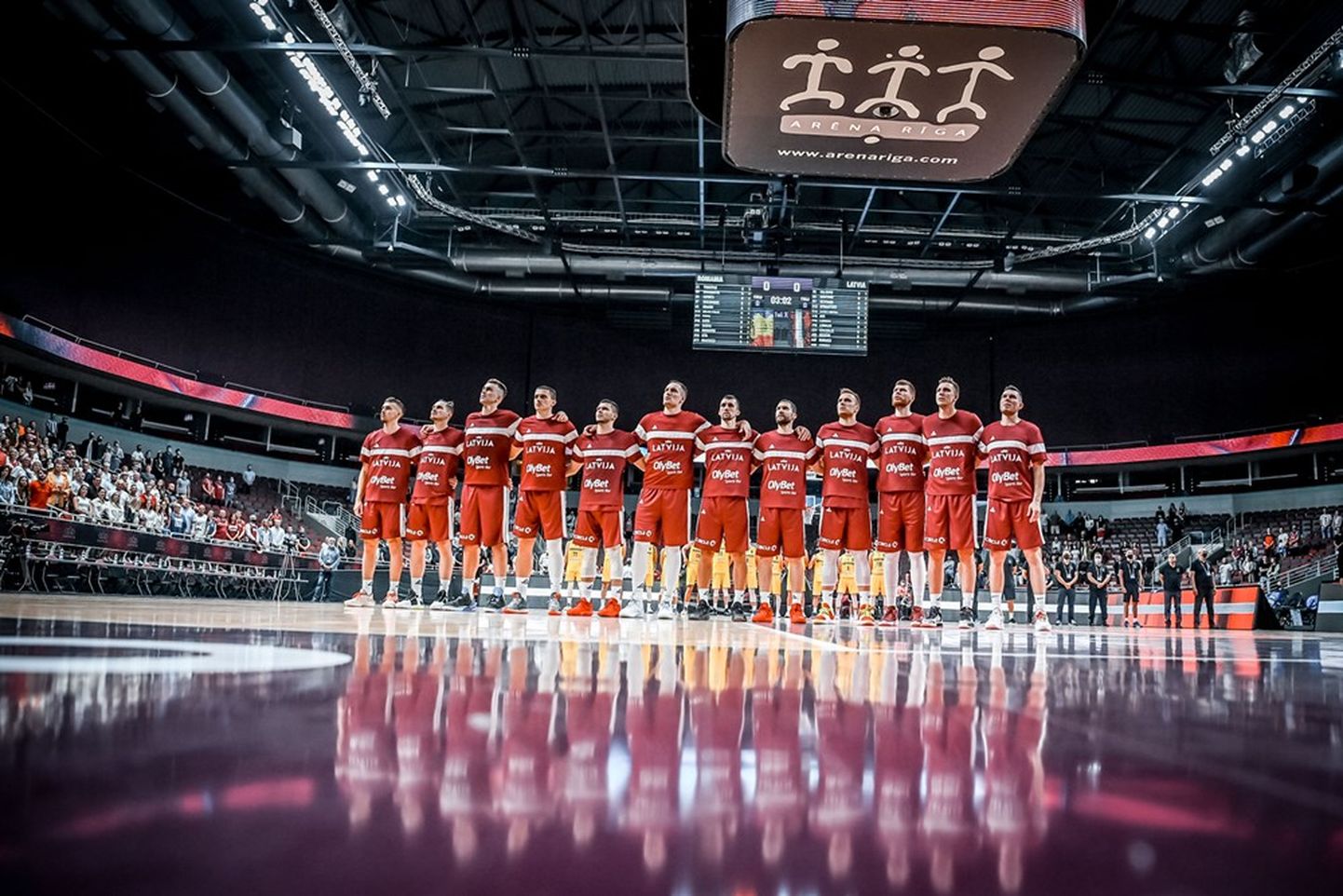 Игроки сборной Латвии по баскетболу