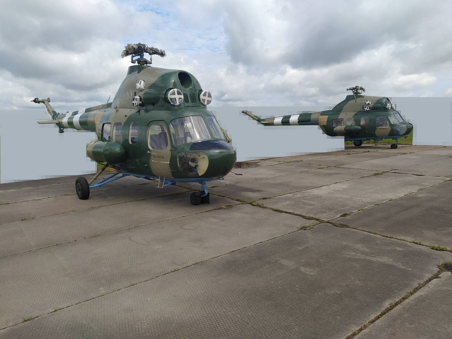Вертолеты, подаренные Украине Латвией